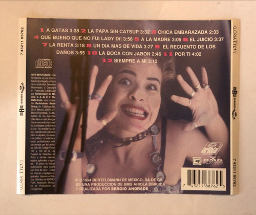Gloria Trevi Mas Turbada Que Nunca Cd Original Qqj Ag Casa (Usado)