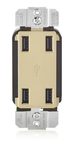 Niveles De Carga Usb De Alta Velocidad, 4 Puertos, 4.2 A, Us