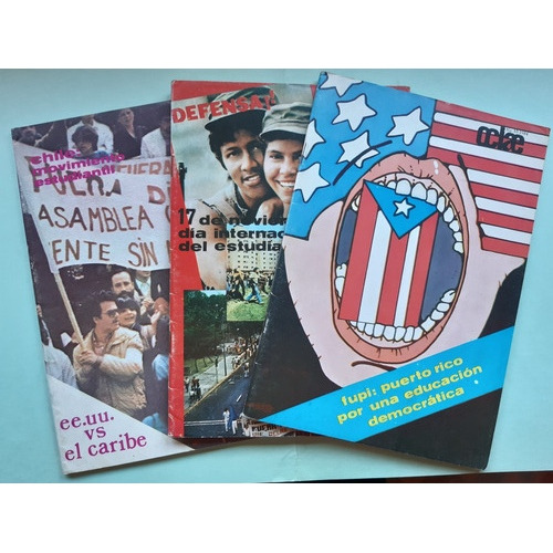 3 Revistas Oclae / Año 1984 / Che Guevara Fidel Castro
