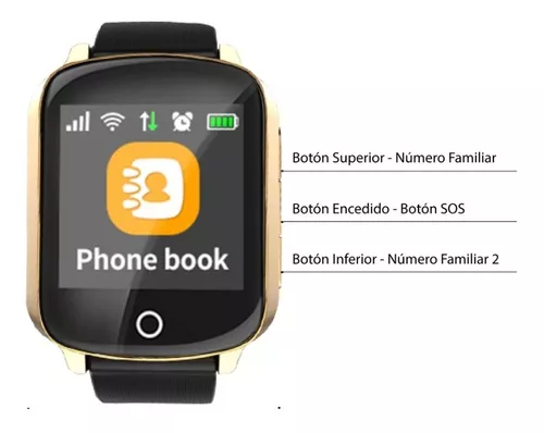 Reloj GPS/SOS HELPO H28 - Persona Mayor y todo usuario / Pantalla