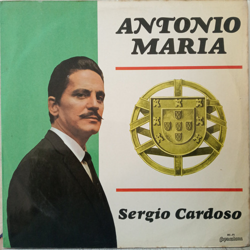Antonio Maria - Sergio Cardoso - Tupi Lp Disco Novela Trilha (Usado)