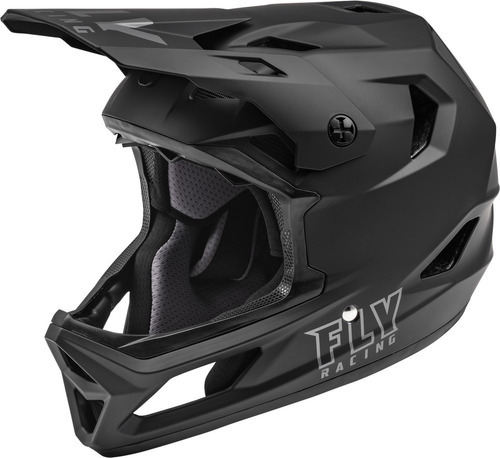 Casco Fly Racing Rayce Negro Mate Diseño Solid Tamaño del casco XS