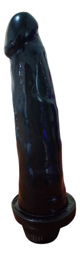 Vibrador Consolador Negro Dildo Anal Vagina Mujer Hombre
