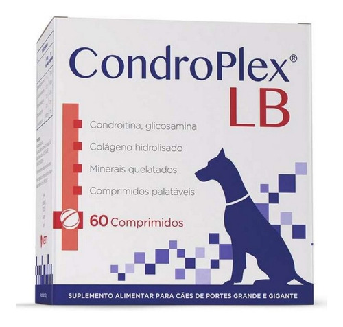 Suplemento Alimentar Condroplex Lb 60 Compr. 120g Avert