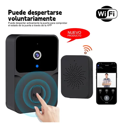 Timbre Inalámbrico Exterior Wifi Cámara 1080p Casa Seguridad | Cuotas sin  interés