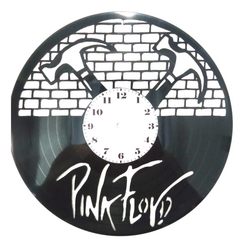 Reloj De Pared En Disco De Vinilo De The Wall