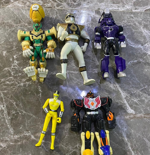 Lote  De   5 Power Rangers