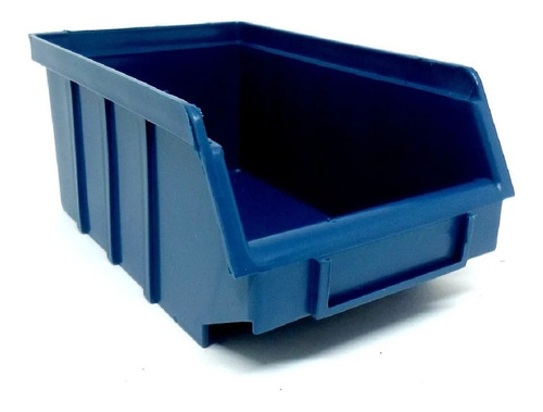 Magus Caixa Bin Organizadora Plástica Nº3 Azul Caixa Com 30 Peças