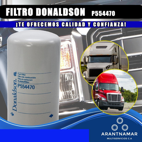 Filtro Donaldson Combustible Roscado Primario Mack P554470