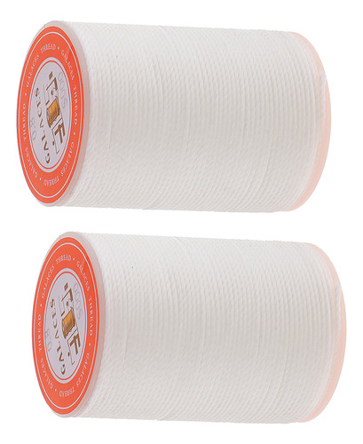 2 Piezas 60 Yardas De Coser De Material Cuero De Práctico