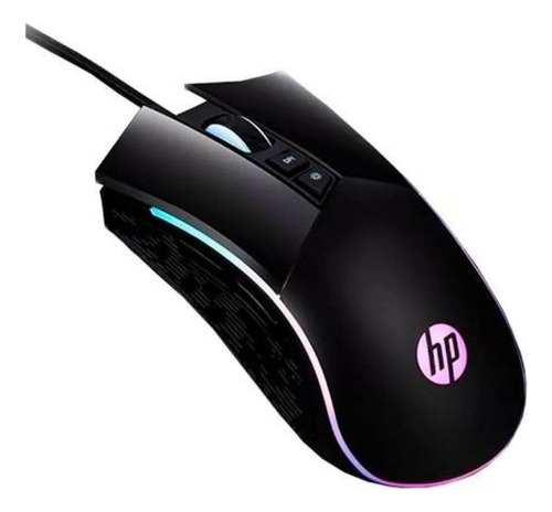 Mouse Gamer Hp M220 Usb 4800 Dpi 7 Botões Led Óptico