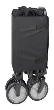 Carreta Plegable Multiusos Para Campamento, Color Negro