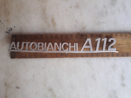 Autoblanchi A-112,anagrama,insignia By Abarth Metal,21cm