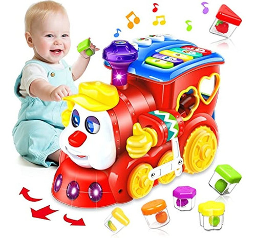 Juguetes Para Bebés De 12 A 18 Meses, Tren Musical, Juguetes