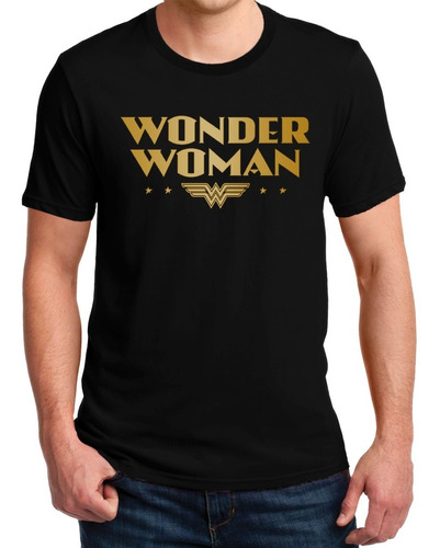 Remeras Mujer Maravilla Logo Letras Wonder Woman 