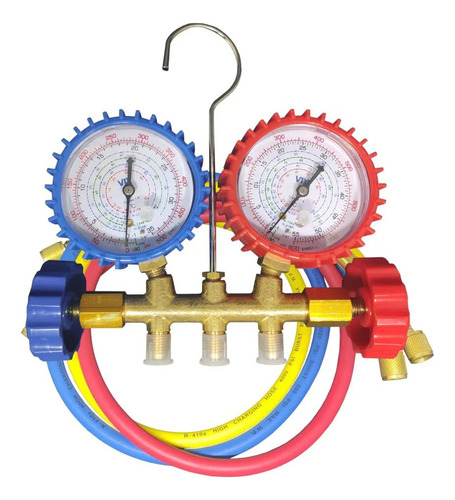 Kit Manifold Vix Analógico Gases R22 / R410a / R134a / R404a