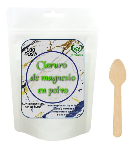 Cloruro De Magnesio En Polvo 300g (para 100 Dosis)