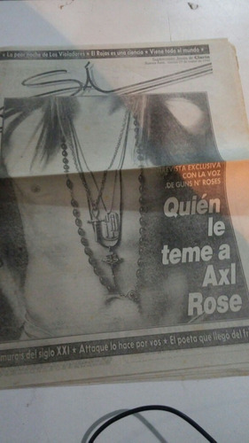 Guns 'n' Roses Suplemento Si Quien Le Teme A Axel Rose