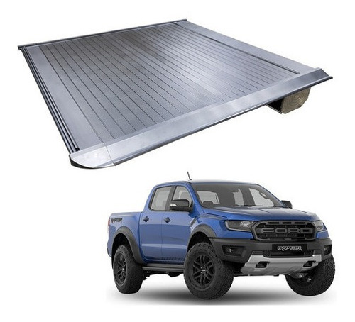 Tapa Retractil Con Rodamientos Kraken P/ Ford Ranger Raptor