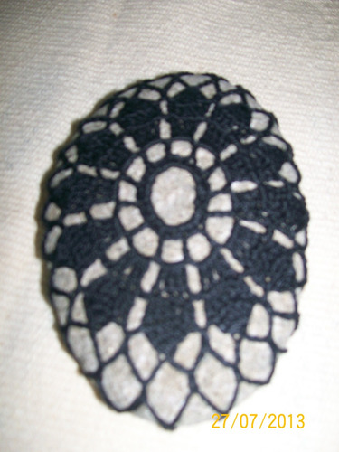 Imagen 3 de 5 de Piedra Bola Crocheteada - Ideal Feng Shui O Decó.