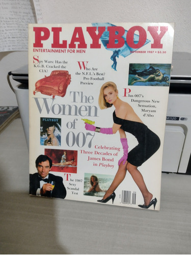 Revista Playboy The Women Of 007 Maryam D Abo #9 Septem 1987