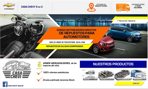 Plumillas Limpiabrisas Para Chevrolet Sonic 26'' Y 15''