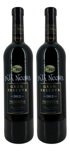 Kit 2 Vinhos Pata Negra Gran Reserva Tinto Espanha 750ml