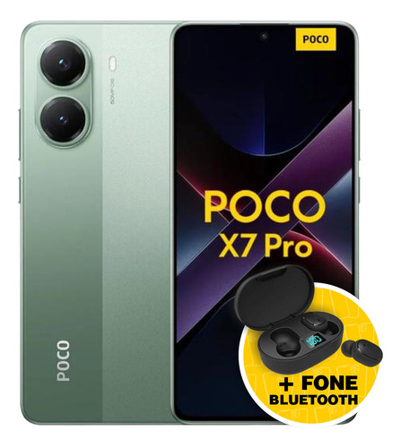 Xiaomi Poco X7 Pro 5g 512gb 12gb Dual Sim Nfc C/ Fone Brinde