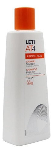 Leti At4 Shampoo Emoliente Y Protector Piel Atopica 250ml.