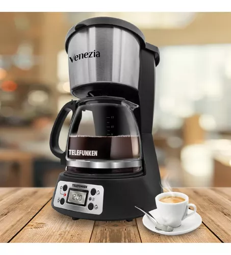 Cafetera Eléctrica Con Molinillo Telefunken Florencia 600ml