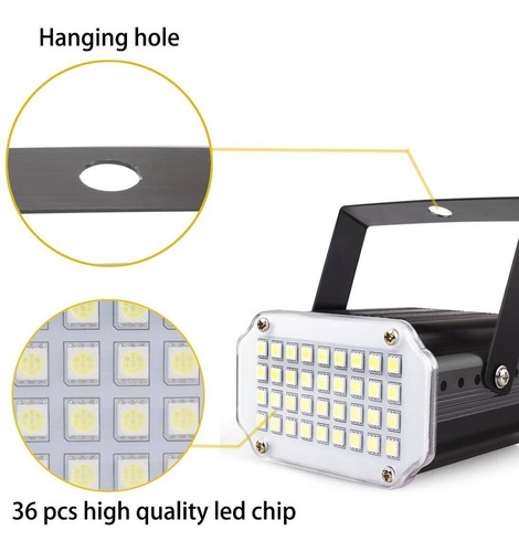 Strobo Led Luz Blanca