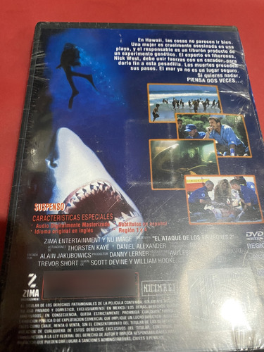 El Ataque De Los Tiburones 2 - Sellada - Dvd (Usado)