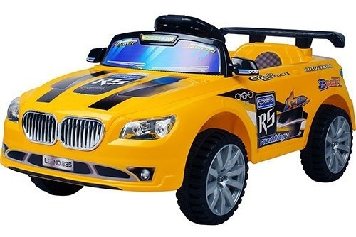 Carro Elétrico Infantil Dg835r Sport Car Amarelo 6v - Brink+