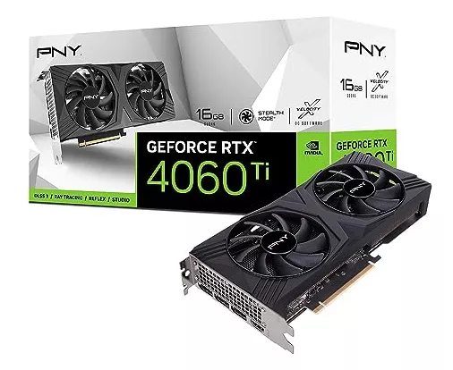 Placa De Video Pny Geforce Rtx 4060 Ti 16gb Verto Dual