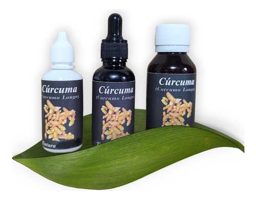 Tintura Cúrcuma Longa Activada 125 Ml Kit Básico