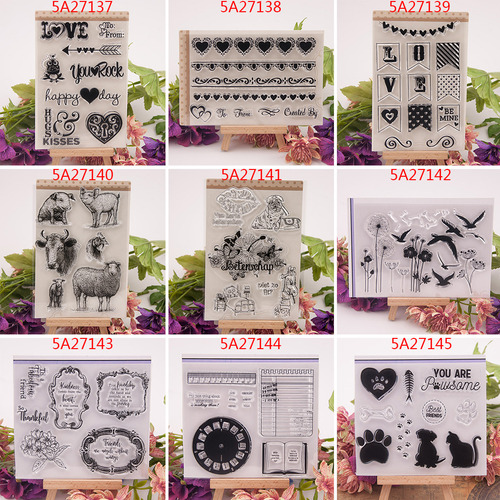Sello De Silicona Para Álbumes De Recortes, Tarjetas Fotográ