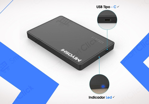 Imagen 8 de 10 de Carry Carrier Disk Usb C 3.0 Disco Externo Ssd 2.5 Sata
