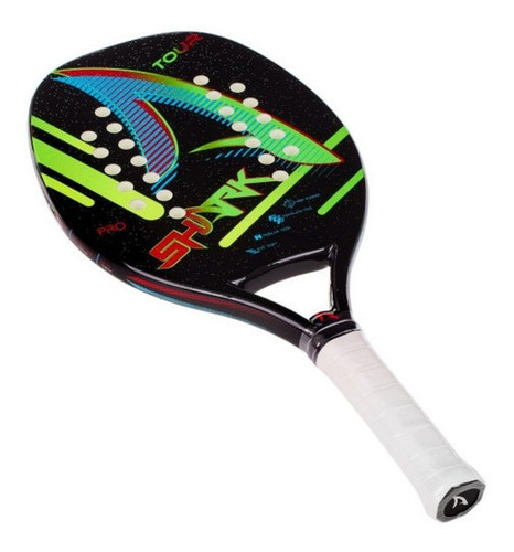 Imagem 5 de 7 de Raquete De Beach Tennis Shark Tour Fibra De Vidro Original