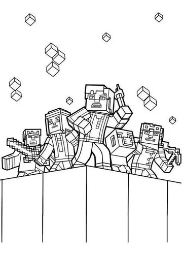 100 Desenhos Para Colorir Minecraft + Mini Giz Cortesia