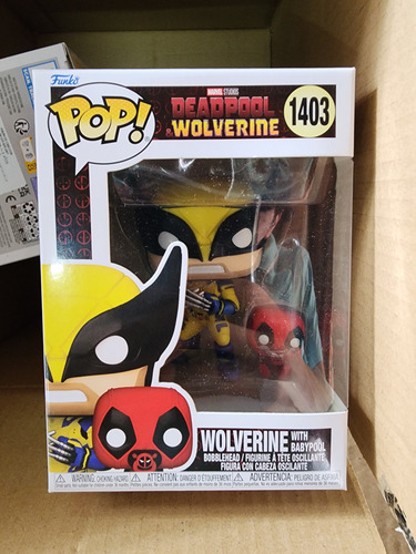 Funko Pop Deadpool & Wolverine 1403 Wolverine With Babypool (Usado)