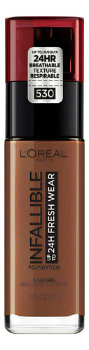 Base Loreal  Infallible Fresh Wear Foundation 24hr. Tom 530 DEEP AMBER