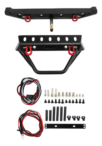 Juego De Parachoques Rc Crawler Black, Soporte Para Cabresta