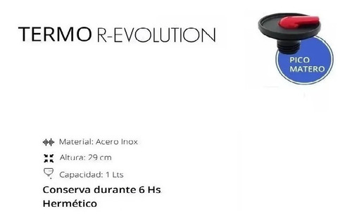 Termo Termolar R-evolution Acero Revolution Pico Matero