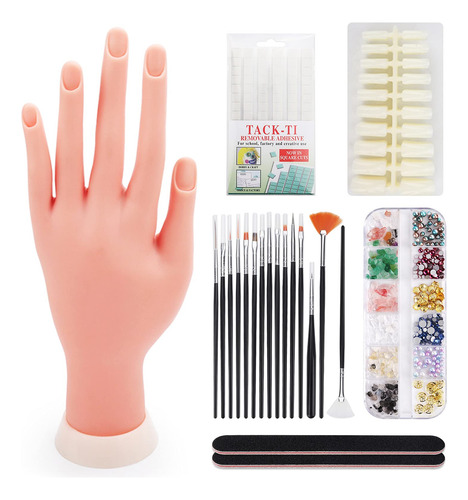 Manos De Práctica Para Uñas Acrílicas, Maniquí De Uñas Para