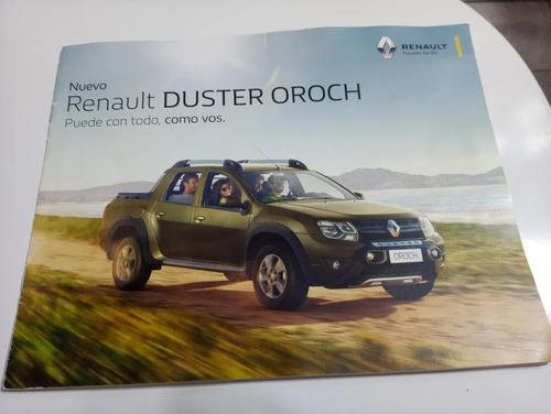 Folleto Manual Camioneta Renault Duster Oroch X 2.leer Bien