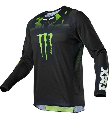 Imagen 3 de 6 de Jersey Remera Motocross Fox 360 Monster Mx #25760-001