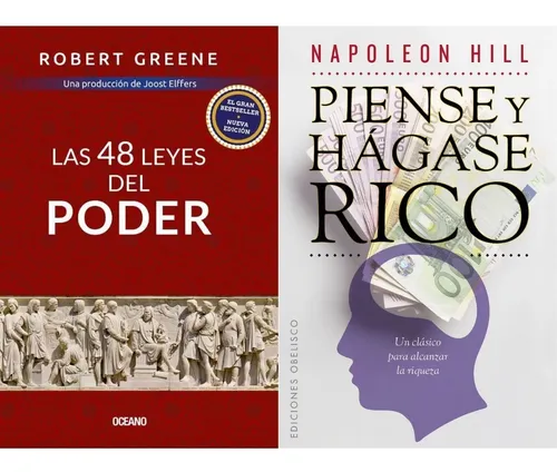 2 Libros - 48 Leyes De Poder + Piense Y Hagase Rico