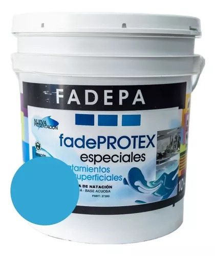 Pintura Piscinas Pileta Al Agua Fadepa 10lt Calidad Premium