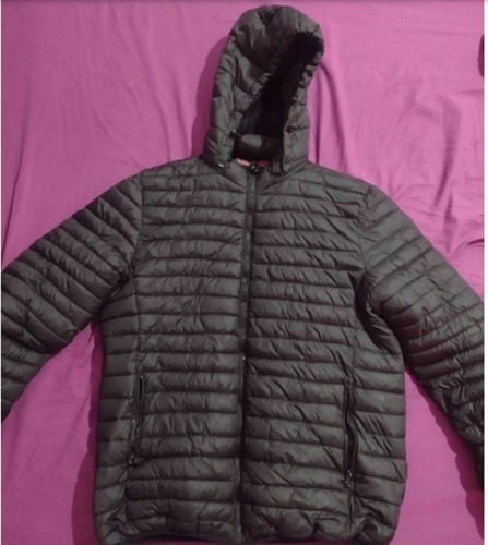 Campera Pluma Con Friza Interior 