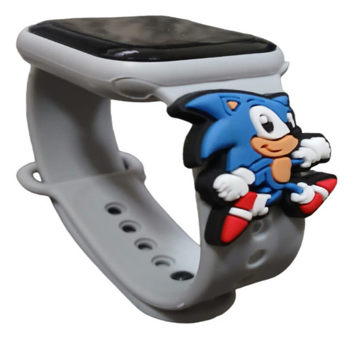 Relógio Digital Infantil Sonic Resistente À Água_cinza